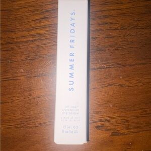 Summer Fridays Jet Lag Eye Serum in White and Blue